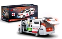 Ambulance Vehicle 360°Rotating Auto Open Toy