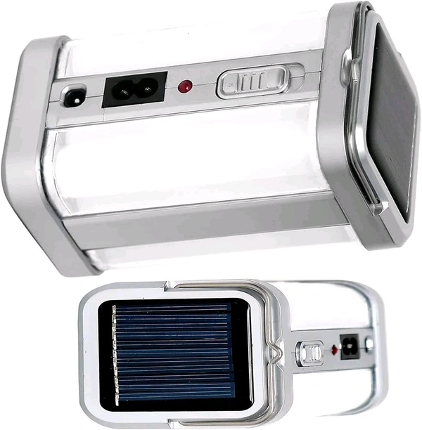 Akari Rechargeable Emergency Light | 80W Ultra-Bright | Solar & C-Type Charging | 360° Adjustable | 4-Hour Backup | Overcharge Protection