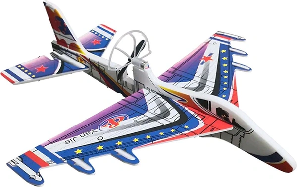 Rechargeable Light-Up Aircraft Airplane Toy with Music & Moving Action for Kids – SKVWORLD