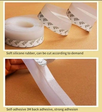 Doors and Windows Gaps of Anti-Collision Silicone (45 mm x 3 Mtr)