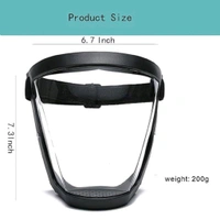 SKVWORLD Reusable Full Face Mask – Anti-Fog, Scratch-Resistant, High-Toughness Protective Shield & Adjustable Fit