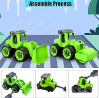 FunBlast Construction Vehicle, DIY Assembling & Building Construction Trucks with 1 Screwdriver, Kids Building Vehicles Toys for 2+ Year Old Kids, Boys, Girls(multi Colour )