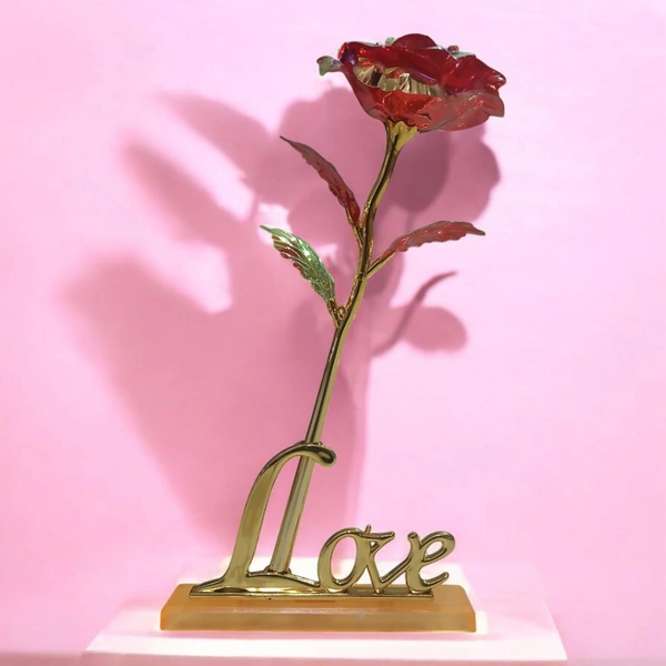 Love Rose – Eternal Artificial Rose Gift for Valentine’s Day, Anniversary, Birthday & Special Occasions | Romantic Forever Rose Decor | SKVWORLD