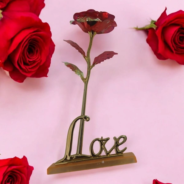 Love Rose – Eternal Artificial Rose Gift for Valentine’s Day, Anniversary, Birthday & Special Occasions | Romantic Forever Rose Decor | SKVWORLD