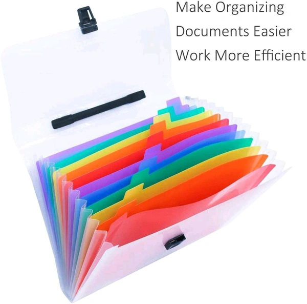 Rainbow File Folder 13 Pocket 