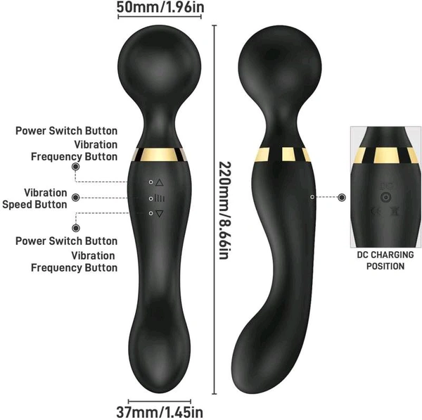 Double Vibrate Body Massager 