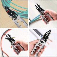  28-in-1 Wire Stripper & Crimping Tool – Multifunctional Cutting Pliers | Chromium Vanadium Steel | Cable Stripping, Splitting, Looping & Crimping | Electrician’s Essential Tool – SKVWORLD