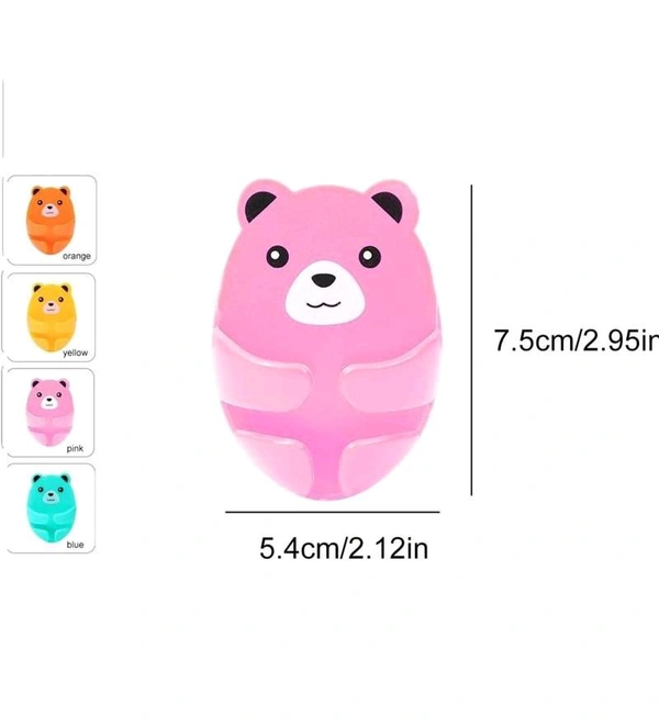 Plug Wall Hook Cute Bears (Pack Of 2)