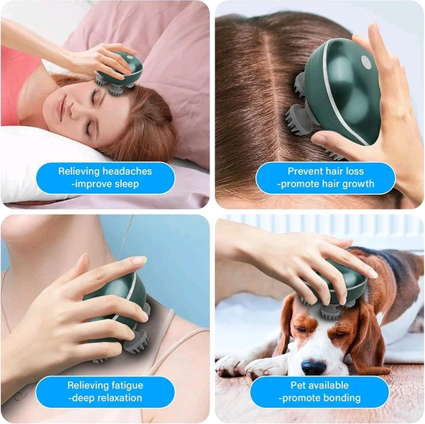 Hair Growth Scalp Massager – Electric Head Massager for Relaxation & Circulation