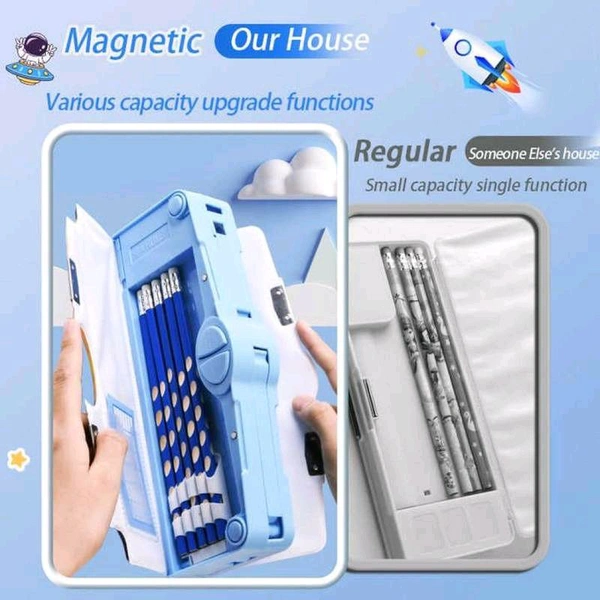 Compass Space Theme Pencil Box 