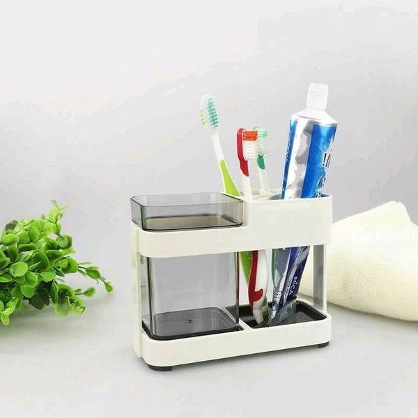 1 Cup Toothbrush Holder Toothpaste Stand 