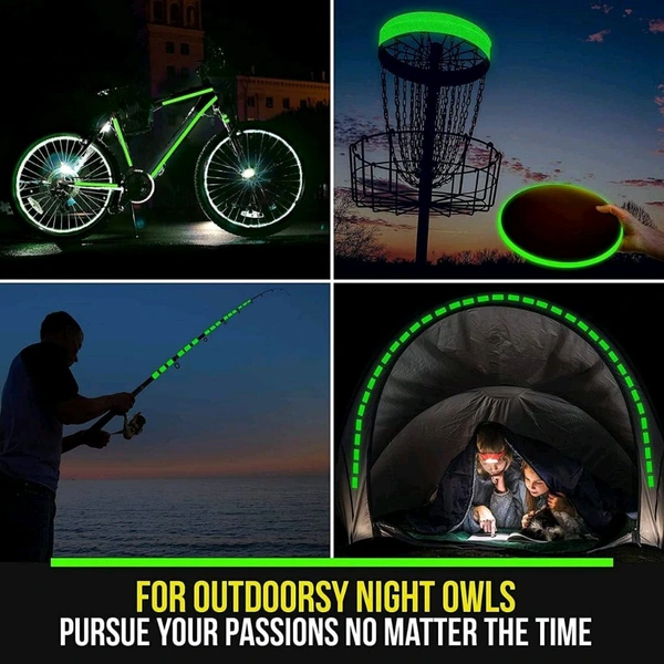 Glow in The Dark Tape – Self-Luminous Safety Tape for Stairs, Walls, Steps, Exit Signs & Emergency Markings – SKVWORLD