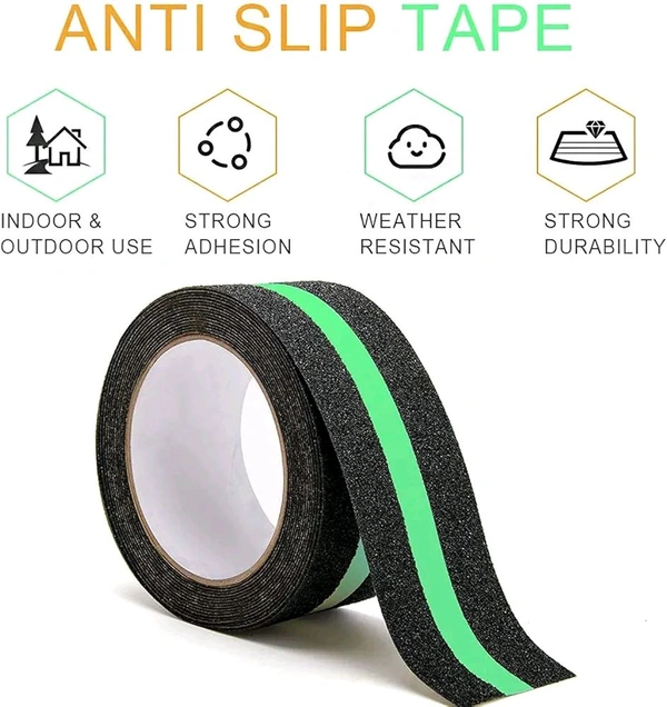 Anti-Slip Safety Glow Tape – High-Traction, Luminous Grip for Stairs & Walkways 