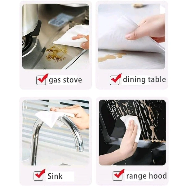 SKVWORLD Deep Cleaning Kitchen Wet Wipes (80 Pcs) – Grease-Cutting, Antibacterial & Multi-Surface Disposable Wipes for Quick & Easy Kitchen Cleanup 