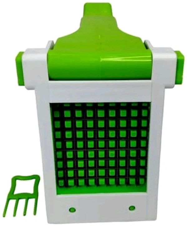 Multipurpose Vegetable Cutter & Slicer with Interchangeable Blades | Easy Manual Chopper for Effortless Dicing, Slicing & Julienne Cutting | Ideal for Onion, Potato, Carrot, Salad Prep – SKVWORLD