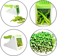 Multipurpose Vegetable Cutter & Slicer with Interchangeable Blades | Easy Manual Chopper for Effortless Dicing, Slicing & Julienne Cutting | Ideal for Onion, Potato, Carrot, Salad Prep – SKVWORLD