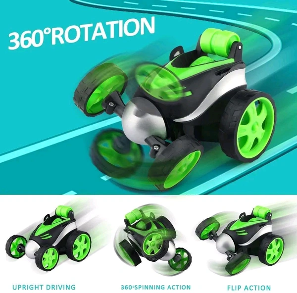 SKVWORLD Vibe RC Stunt Vehicle | 360° Rotating & Rolling Remote Control Car | High-Speed Electric Racing Toy for Boys & Kids | Fun & Exciting RC Car Toy