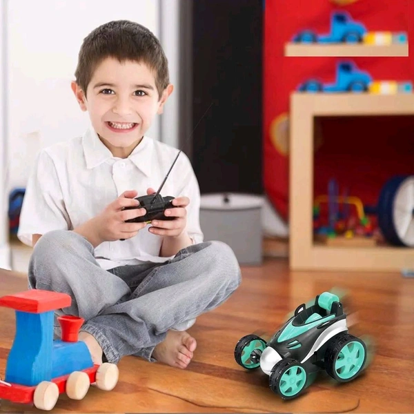 SKVWORLD Vibe RC Stunt Vehicle | 360° Rotating & Rolling Remote Control Car | High-Speed Electric Racing Toy for Boys & Kids | Fun & Exciting RC Car Toy