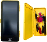 Magic Pencil Box for Kids | Pencil Case with LCD Writing Tablet, Pen & Erase Button | Multi-Color Stationery Organizer | Best Birthday Gift for Boys & Girls