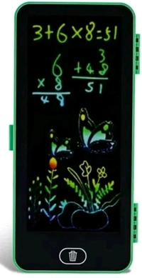 Magic Pencil Box for Kids | Pencil Case with LCD Writing Tablet, Pen & Erase Button | Multi-Color Stationery Organizer | Best Birthday Gift for Boys & Girls