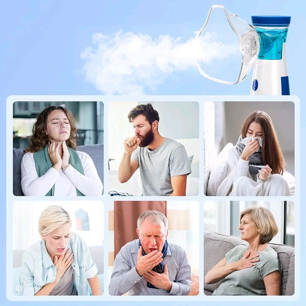 Handheld Nebulizer Machine for Adult Women Men and Kids, Easy Operation for Home and Travel Usage