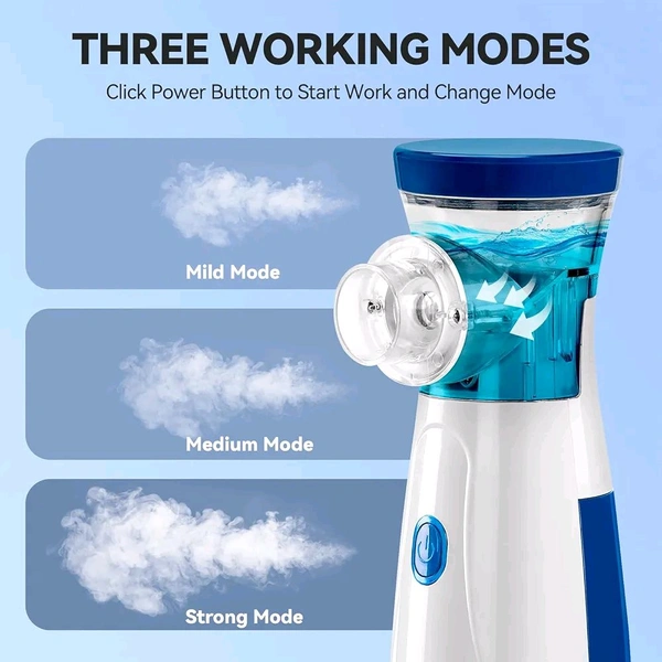Handheld Nebulizer Machine for Adult Women Men and Kids, Easy Operation for Home and Travel Usage