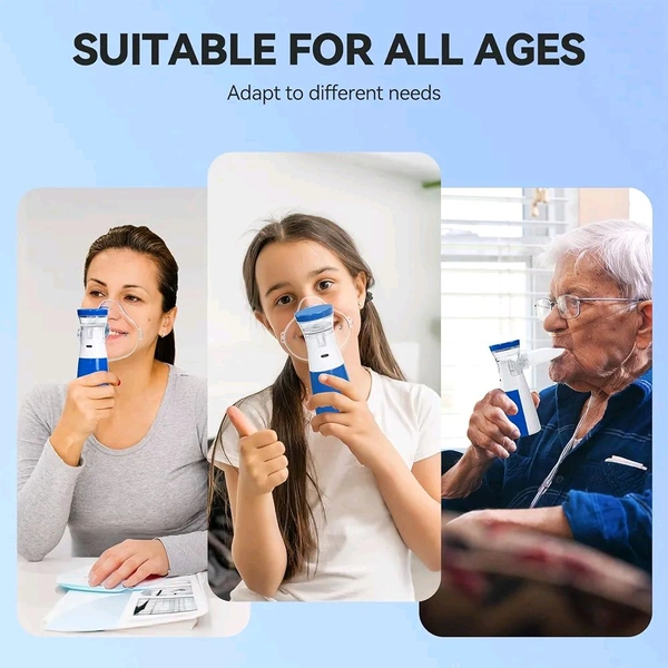 Handheld Nebulizer Machine for Adult Women Men and Kids, Easy Operation for Home and Travel Usage