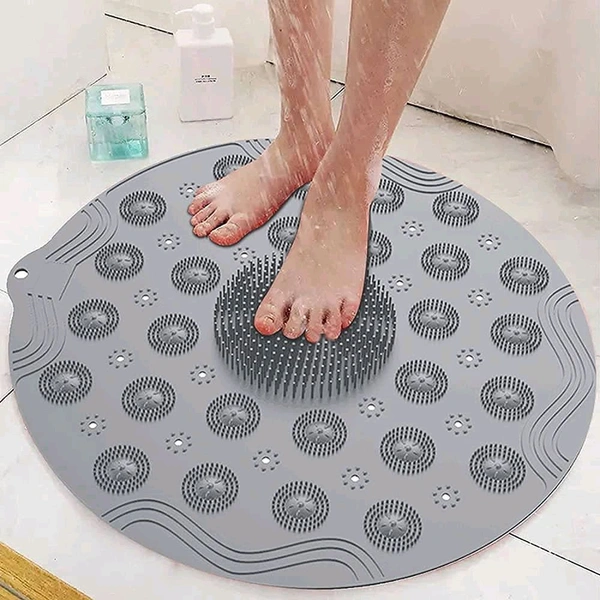 Round Bathroom Mat 