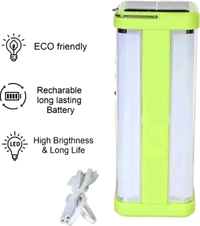 Akari Electric Charging 4 Tubes 80 Watts 360 Degree Extra Bright Lantern with Solar Long Backup Rechargeable Emergency Lights Home Indoor Light