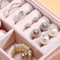 PU Mini Jewellery Box – Compact, Elegant & Travel-Friendly Organizer