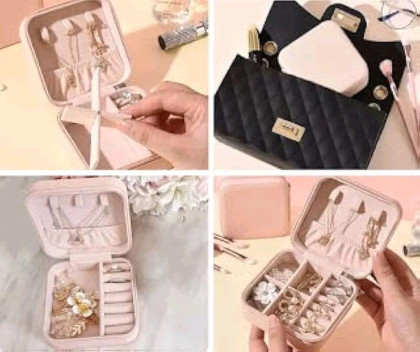 PU Mini Jewellery Box – Compact, Elegant & Travel-Friendly Organizer