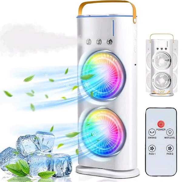 Rechargeable Double End Air Cooler Fan