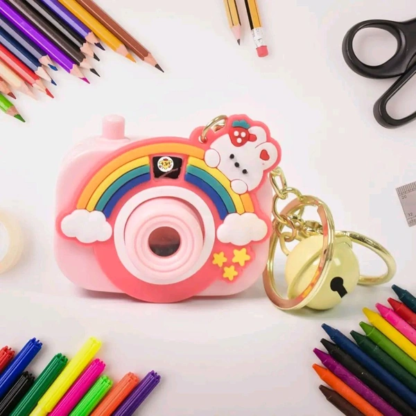 Projection Camera Keychain Mix Design 