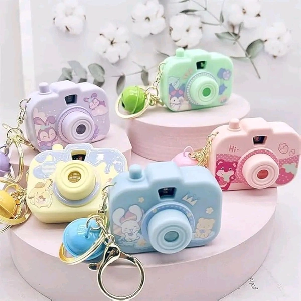 Projection Camera Keychain Mix Design 