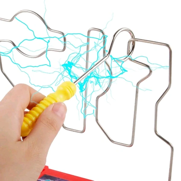 Electric Shock Touch Maze Collision Electric Shock Game Toy Wire Skill Maze Science Experiment Toys for Kids Adults