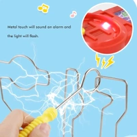 Electric Shock Touch Maze Collision Electric Shock Game Toy Wire Skill Maze Science Experiment Toys for Kids Adults