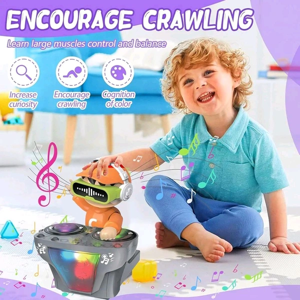 Dj Coco Toy Musical & Lightning Toy for Kids Boys Gift Birthday Gift for Kids, Toy for Kids, Sound Sound with Moving Tyres Multicolor Sound & Attractive Toy for Kids