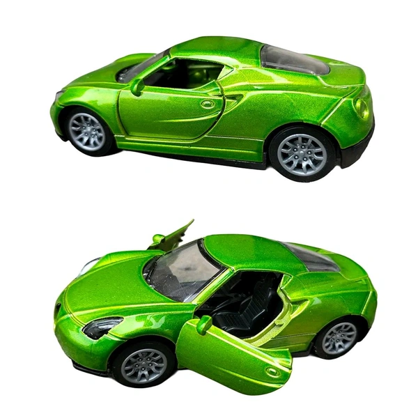 Metal Innova Pullback Toy car with Sound and Light Openable Doors for Kids