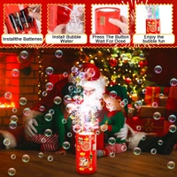 Bubble Machine,Automatic Firework Bubble Machine,Portable Bubble Machine,Electric Firework Bubble Maker Toys with Light Music
