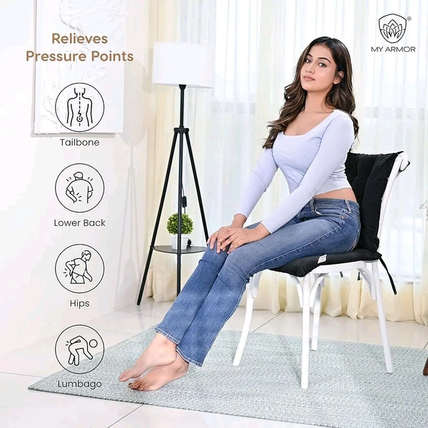Square Chair Pads Cushion for Comfortable Sitting ( Pack Of 1pc )