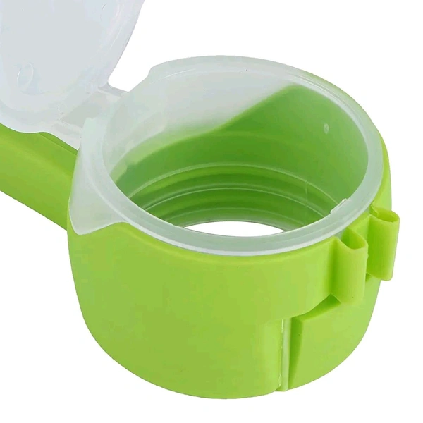 Food Bag Sealing Clip with Pour Spout, Food Bag Clips with Pour Spout,Reusable Food Storage Sealing Clips with Pouring Spouts for All Food or Cat/Dog Food Storage