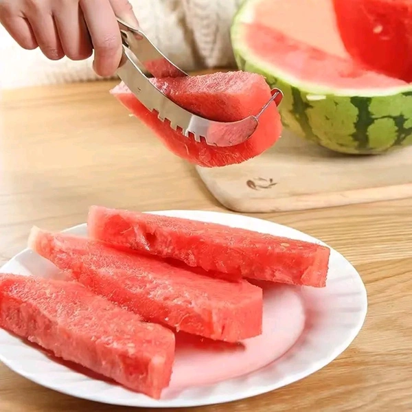 Stainless Steel Watermelon Cantaloupe Slicer Knife, Corer Fruit, Vegetable Kitchen Tool