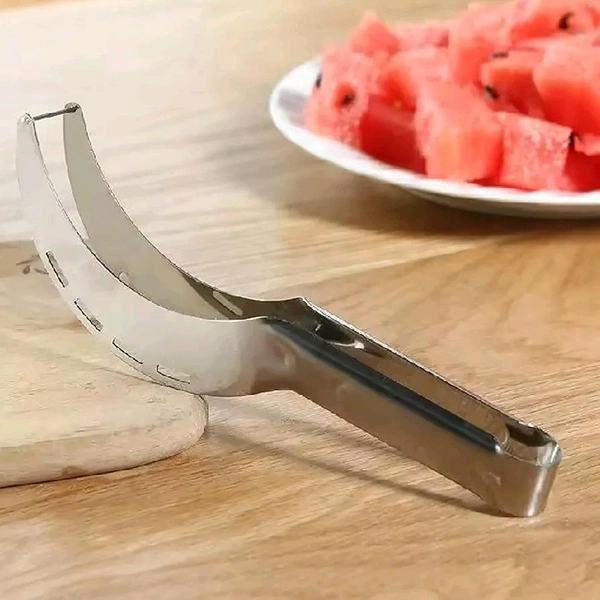 Stainless Steel Watermelon Cantaloupe Slicer Knife, Corer Fruit, Vegetable Kitchen Tool