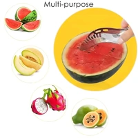 Stainless Steel Watermelon Cantaloupe Slicer Knife, Corer Fruit, Vegetable Kitchen Tool