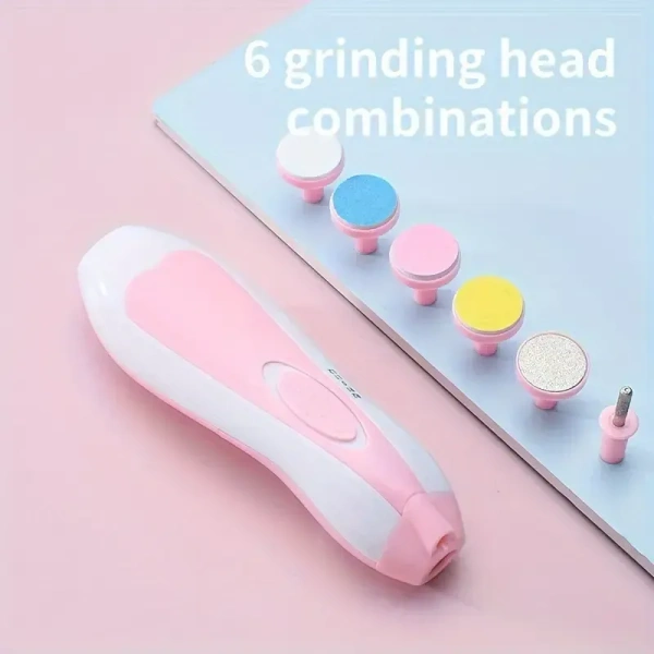 Baby Nail Trimmer – Safe, Electric, Gentle & Silent Baby Nail Cutter | SKVWORLD 