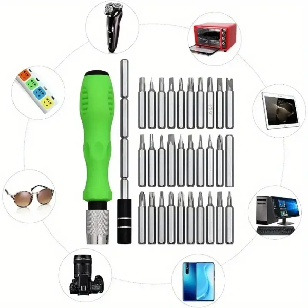 32-in-1 Precision Screwdriver Set – Magnetic Mini Repair Tools Kit for Electronics, Gadgets & DIY Repairs