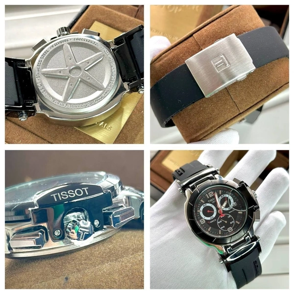 Tissot T-Sport Premium Heavy Quality Watch 🖤 - Adjustable, Black