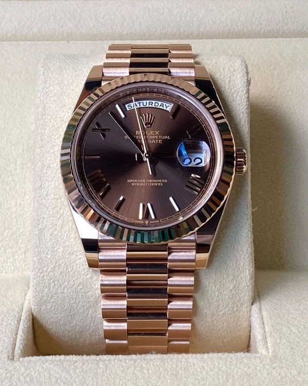 Rolex Day-Date 40 Chocolate Dial 🤎 - Adjustable, Korma