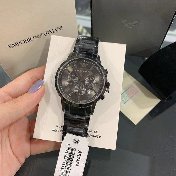 Emporio Armani Renato All BLACK - Adjustable, Black