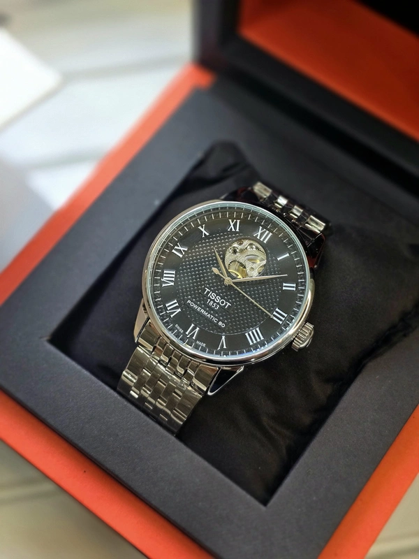 Tissot Lelocle Powermatic 80 Open Heart - Adjustable, Black